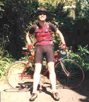 Steffen und sein Red - X im Garten